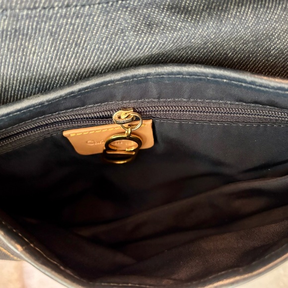 Christian Dior Blue Denim Saddle Handbag - Picture 8 of 9